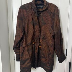 Forecaster Brown Patterned Jacket